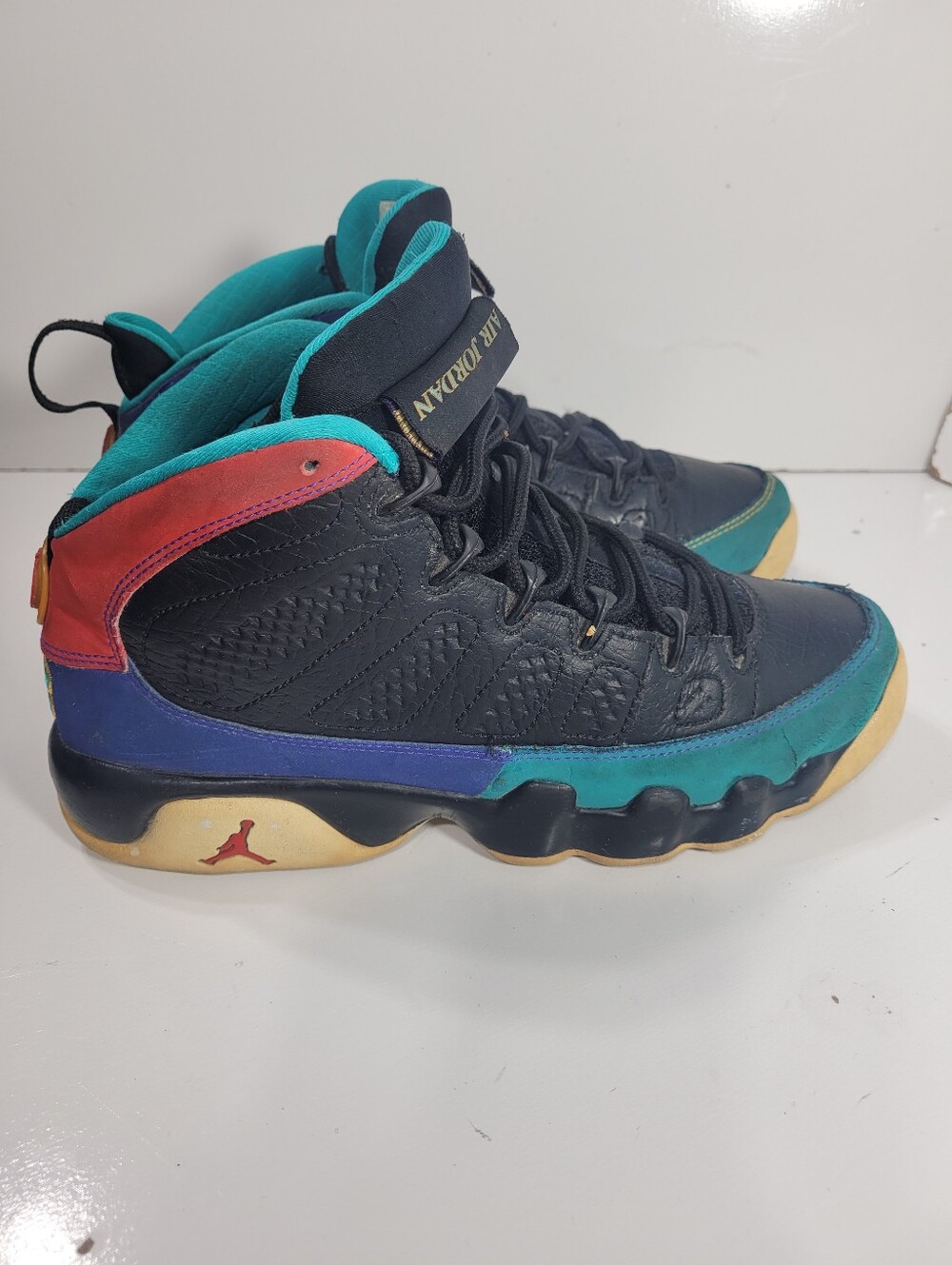 Nike Air Jordan 9 Retro GS Dream It Do It Multicolor Black 302359-065 Size 6.5Y